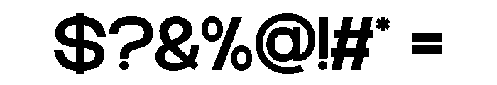 NORIA-Regular Font OTHER CHARS
