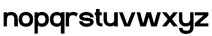NORIA-Regular Font LOWERCASE