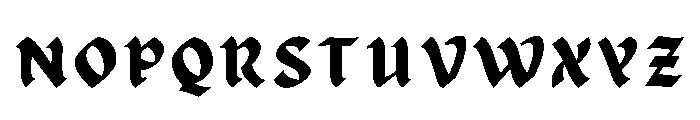 NORKER Font UPPERCASE