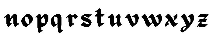 NORKER Font LOWERCASE