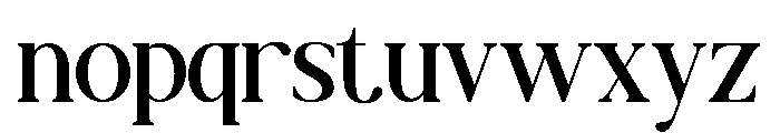 NOTREALITY-Regular Font LOWERCASE