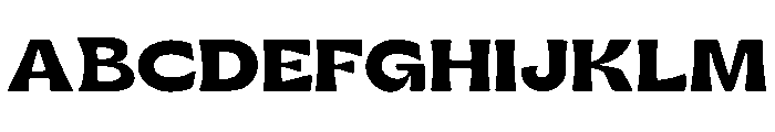 NOTTAH Regular Font UPPERCASE