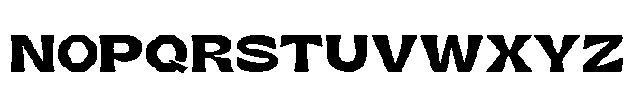 NOTTAH Regular Font UPPERCASE