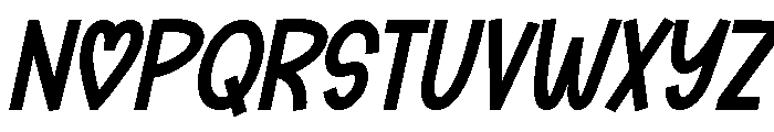 Noah Notes Italic Font UPPERCASE