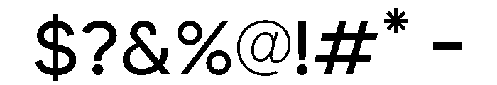 Noar-Regular Font OTHER CHARS
