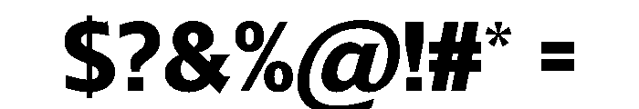 Noare Regular Font OTHER CHARS