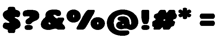 Nobark Regular Font OTHER CHARS