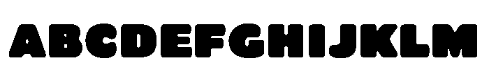 Nobark Regular Font UPPERCASE