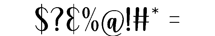 Noble Reward Font OTHER CHARS