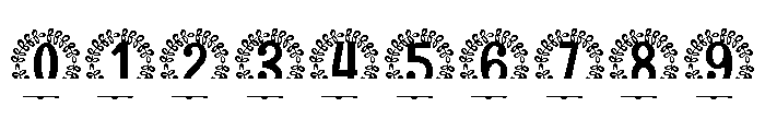 Noblewick Split Monogram Font OTHER CHARS