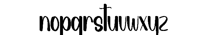 Nobody Bold Font LOWERCASE
