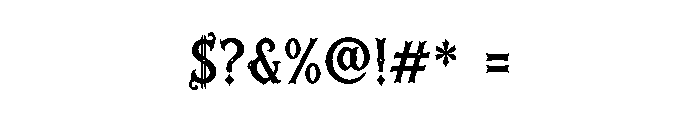 Noctevra Font OTHER CHARS