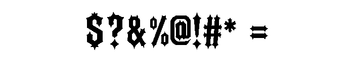 Noctharn Font OTHER CHARS