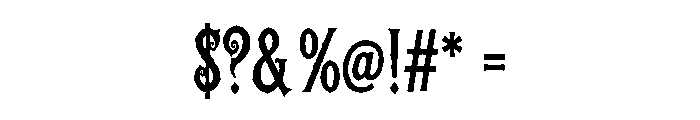 Nocthollow Font OTHER CHARS
