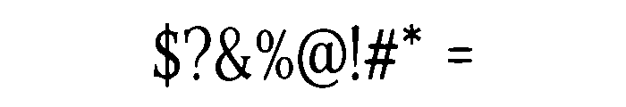 Noctis Serif Font OTHER CHARS