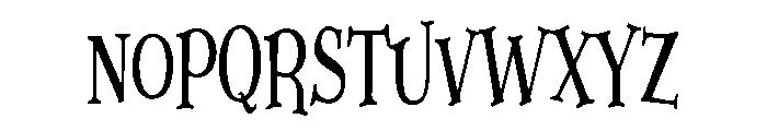 Noctis Serif Font UPPERCASE