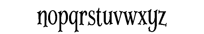 Noctis Serif Font LOWERCASE