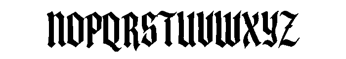 Noctivale Font UPPERCASE