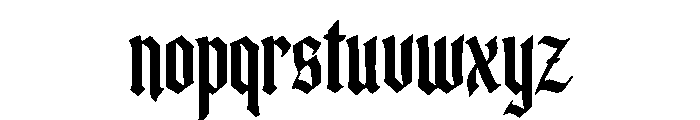 Noctivale Font LOWERCASE
