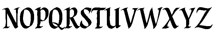 Noctura Gothic Font UPPERCASE