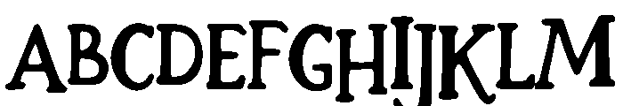 Nocture Font UPPERCASE