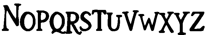 Nocture Font UPPERCASE
