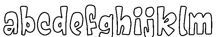 Nocturn Hibrydie Outline FONT