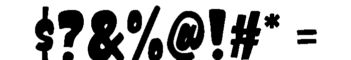 Nocturn Hibrydie Regular Font OTHER CHARS