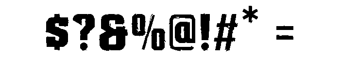 Nocturn-Regular Font OTHER CHARS