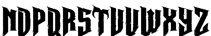 Nocturn-Regular Font UPPERCASE