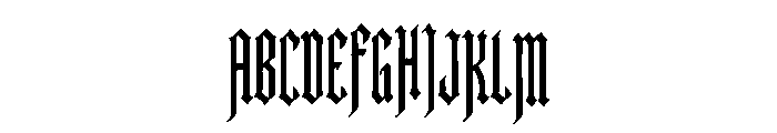 Noctyra Font UPPERCASE