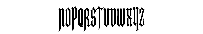 Noctyra Font UPPERCASE