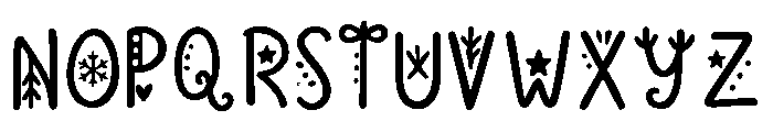 Noel_Candyland Font UPPERCASE