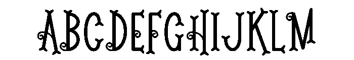 Noel Nights Font UPPERCASE