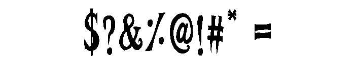 Noel Wicked Font OTHER CHARS