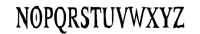 Noel Wicked Font LOWERCASE