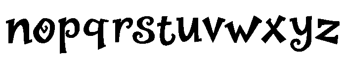 Noelvessa Font LOWERCASE