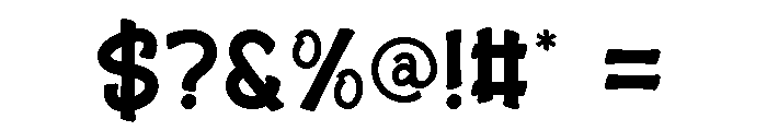Nofrya Regular Font OTHER CHARS