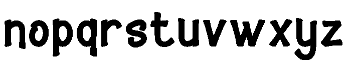 Nofrya Regular Font LOWERCASE