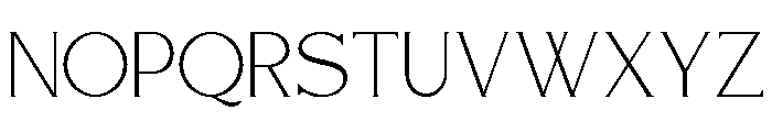Noir Point Regular Font UPPERCASE