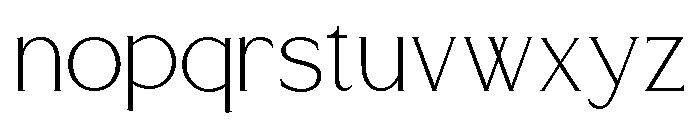 Noir Point Regular Font LOWERCASE