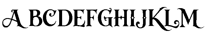 Noirvella Font UPPERCASE