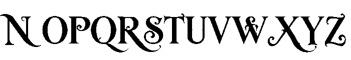 Noirvella Font UPPERCASE