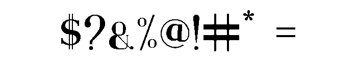 Noirvelle Font OTHER CHARS