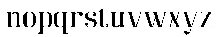 Noirvelle Font LOWERCASE