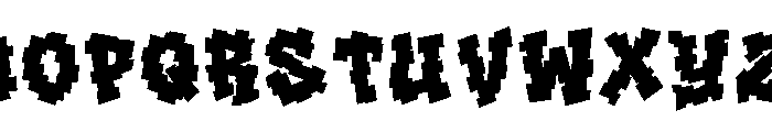 Noise Block Font LOWERCASE