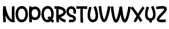 Noise Come Font UPPERCASE