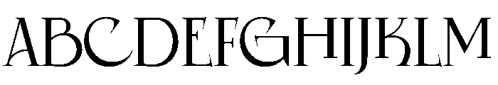 Noisera Regular Font UPPERCASE