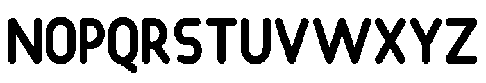 Noleguste Font LOWERCASE