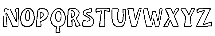 NoltonVintage-SansOutline Font LOWERCASE